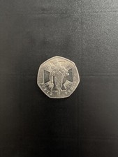 Carrying A Wounded Soldier 2006 50P Coin, Very Collectable!