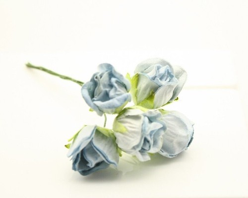 10x mulberry paper rose buds - ,