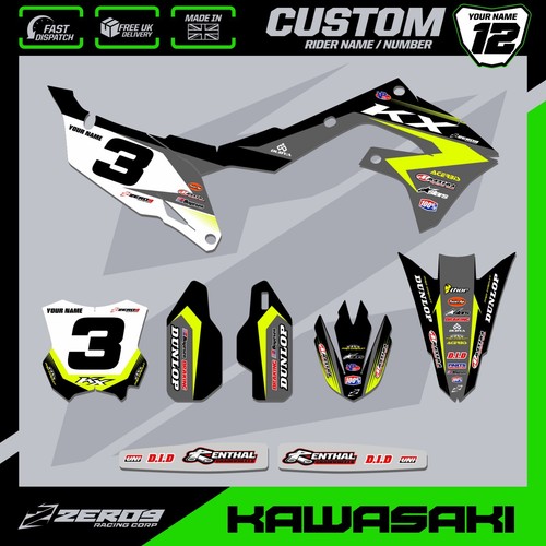 Kawasaki motocross graphics - motocross,
