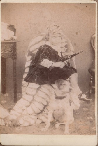 Cabinet card child - child, with