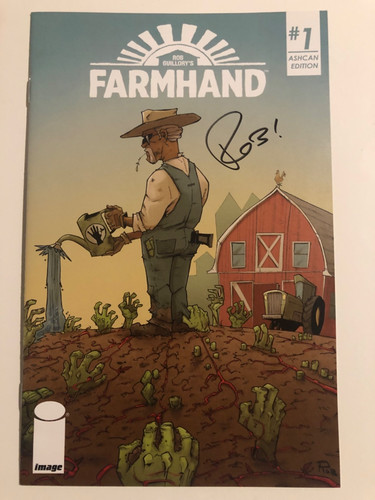 Farmhand ashcan signed by - farmhand,