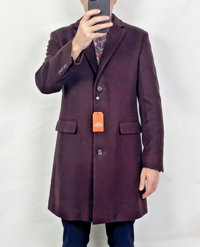 Harry brown mens wool overcoat - harry,