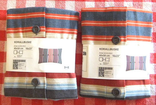 Pair ikea korallbuske cushion - pair,