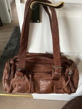 TOPSHOP Tan Genuine Leather