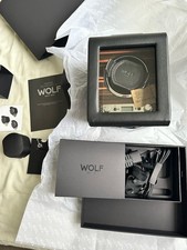 WOLF Black Roadster Watch