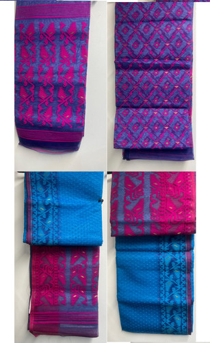 Elegant semi jamdani - semi, saree