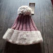 Kusan Grey/Wine Turn Up Bobble
