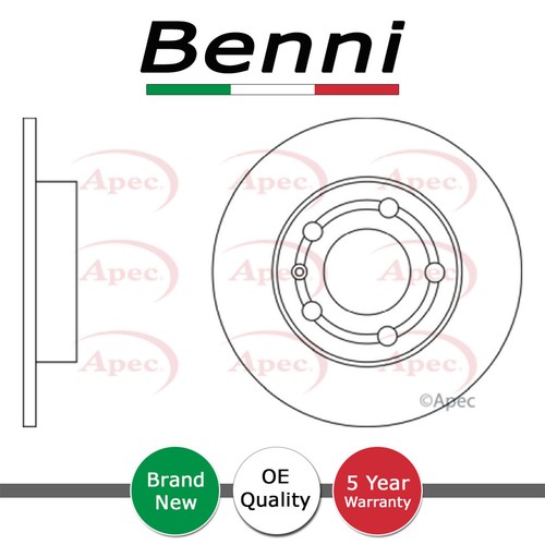 Brake disc rear benni - disc,