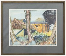 Elizabeth Rosemary Ziar (1919-2003) - Framed Watercolour, The Dutch Barn