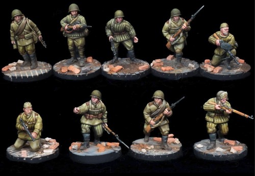 Soviet light rifle squad late - soviet,