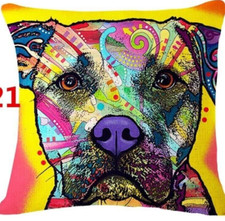 STAFFY PITbull Purple Nose DOG