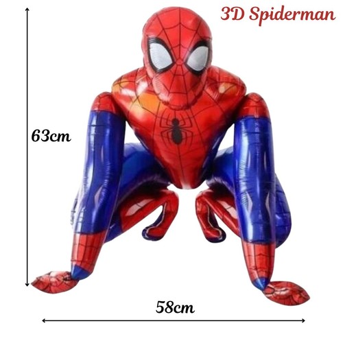 Large spiderman foil balloons - foil,
