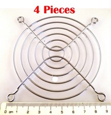 Fan Finger Guard 92mm Chrome Computer Use etc. 4 Pieces OL0369