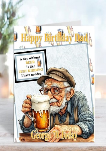Personalised men birthday - men`s,