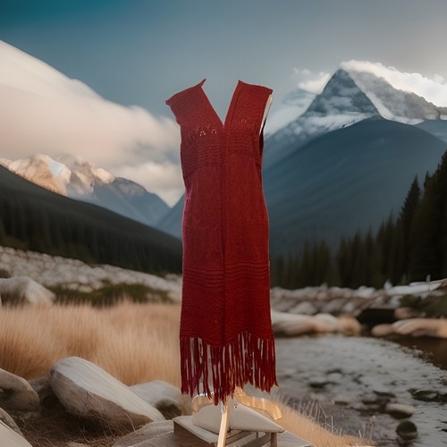 Fringe duster vest western - duster,