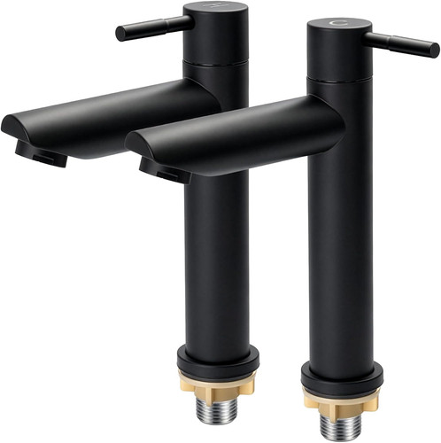 Black basin pillar - black,