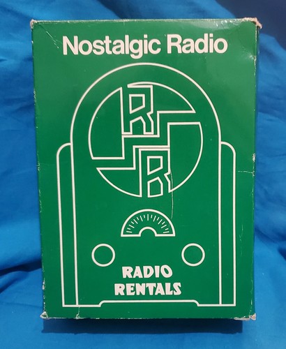Vintage boxed radio rentals - boxed,