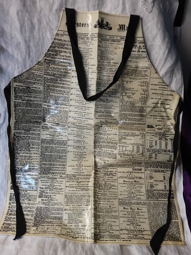 Kitchen apron western mail - western,
