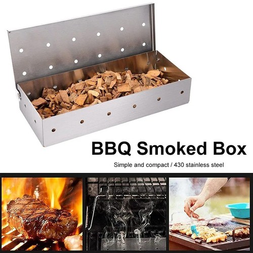 Bbq smoke box - smoke, steel