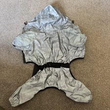 Large Waterproof Pet Dog Rain Coat Reflective Coat Vest Jacket Hooded Raincoat 