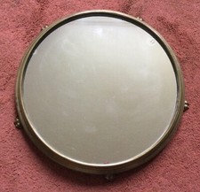 Large Heavy 16” Antique Brass Lion Paw Feet Mirror Top Wedding Cake Stand