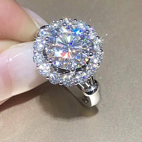 2ct round cut simulate diamond - simulate,