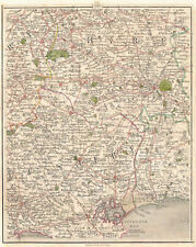 SALISBURY PLAIN DORSET COAST. Wilts Poole Bournemouth Dorchester. CARY 1794 map