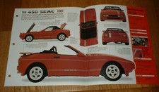 1991 TVR 450 SEAC SPEC SHEET