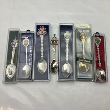 Bundle of 7 Collectors Spoons - Mostly boxed - Europe & America
