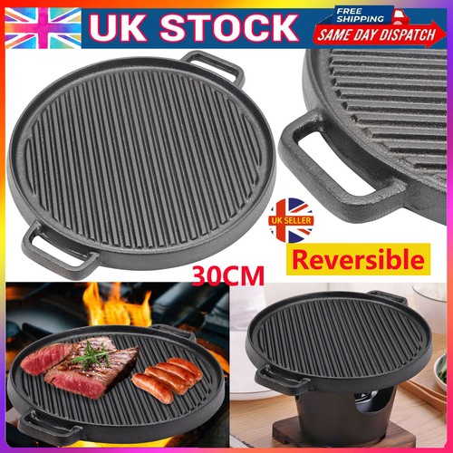 Cast iron griddle - griddle, hot