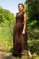Medieval Brown Peasant Dress