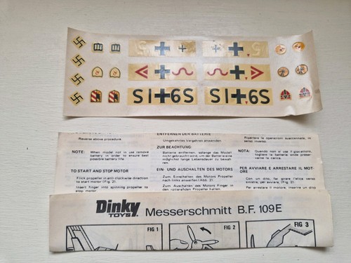 Dinky 726 messerschmitt - 726,