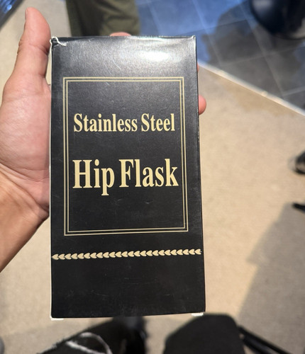 Stainless steel hip flask - hip, 8