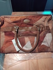 Suede Patchwork  Bag By Cotton