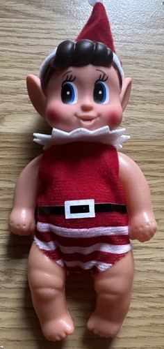 Christmas baby elf - doll,