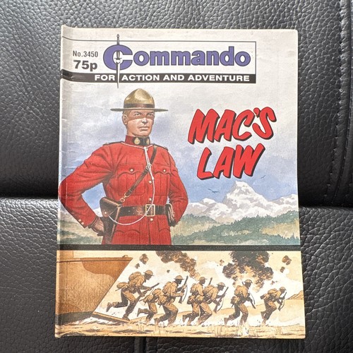 Commando comic book mac s - book,