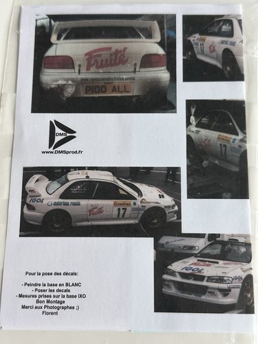 New decal subaru impreza - new,