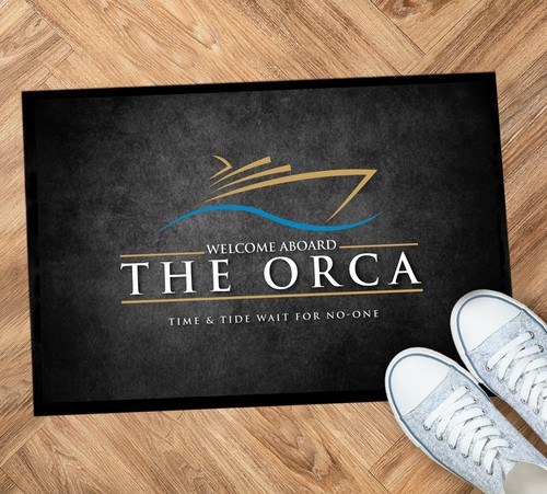Personalised boat mat - boat, mat,