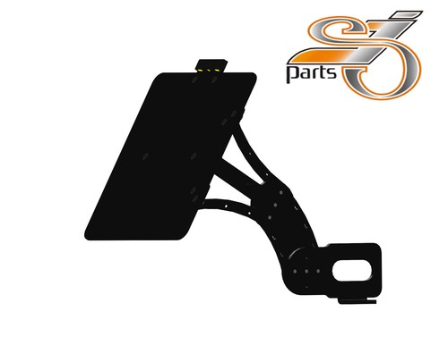 Side license plate holder - side,