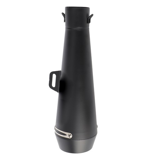Black motorcycle exhaust - black,
