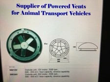 12V ELECTRIC ROOF VENTS (EQUITREK, HORSE BOX)