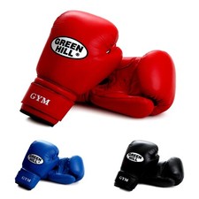 Green Hill Boxing Gloves Gym Pro Bag Training Sparring Gloves Leather 10-16 Oz