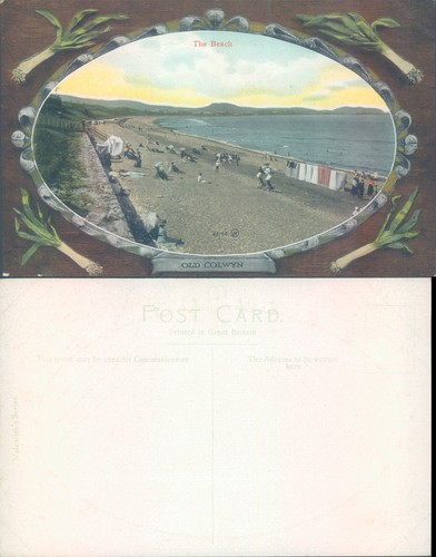 Old colwyn beach denbighshire - old,