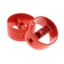 2x Lego Technic Cylinder 4x4x1 Red Holder Propeller Turbine 8285 4159542 4153