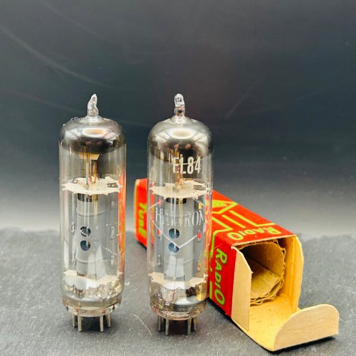Pair haltron el84 6bq5 - 6bq5, vintage