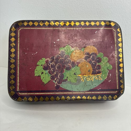 Vintage biscuit tin - vintage,