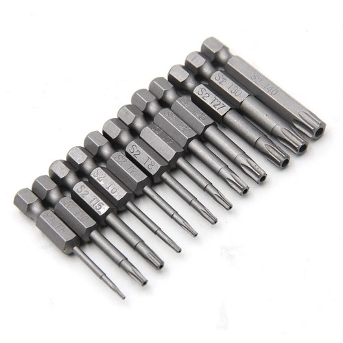11pcs long reach torx star - star, hex