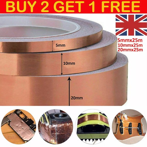 25m adhesive copper slug - adhesive,
