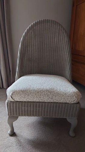 Lloyd loom chair and - loom, ottoman