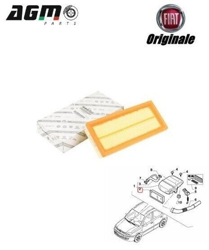 Original air filter fiat panda - original,